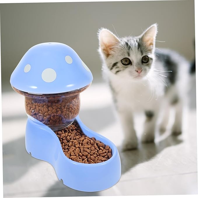 GANAZONO Automatic Feeder Capacity Cat Feeder Dry Cat Food Dispenser for Indoor Pet Animals