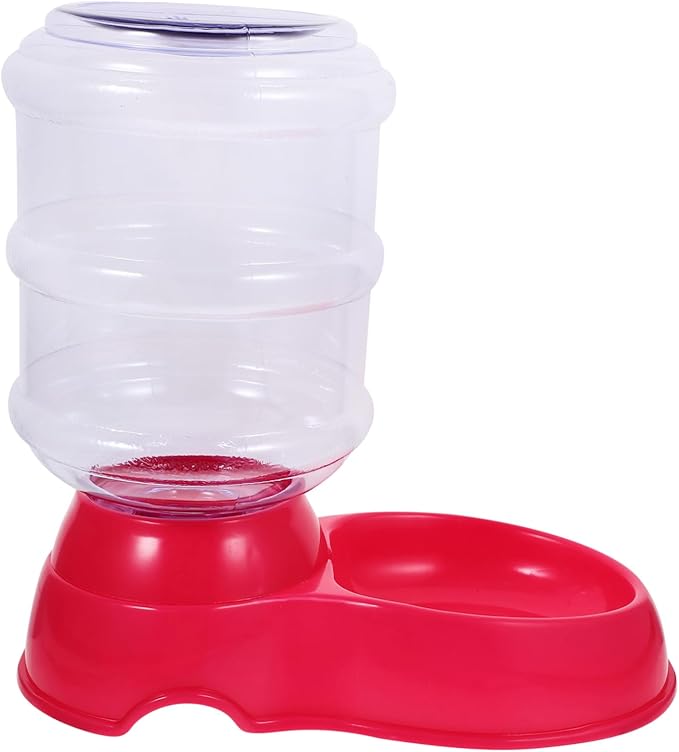 Automatic Pet Drinking Fountain with Capacity Design Easy to Clean Water Bowl for Dogs and Cats Durable Pink Drinking Water Basin
