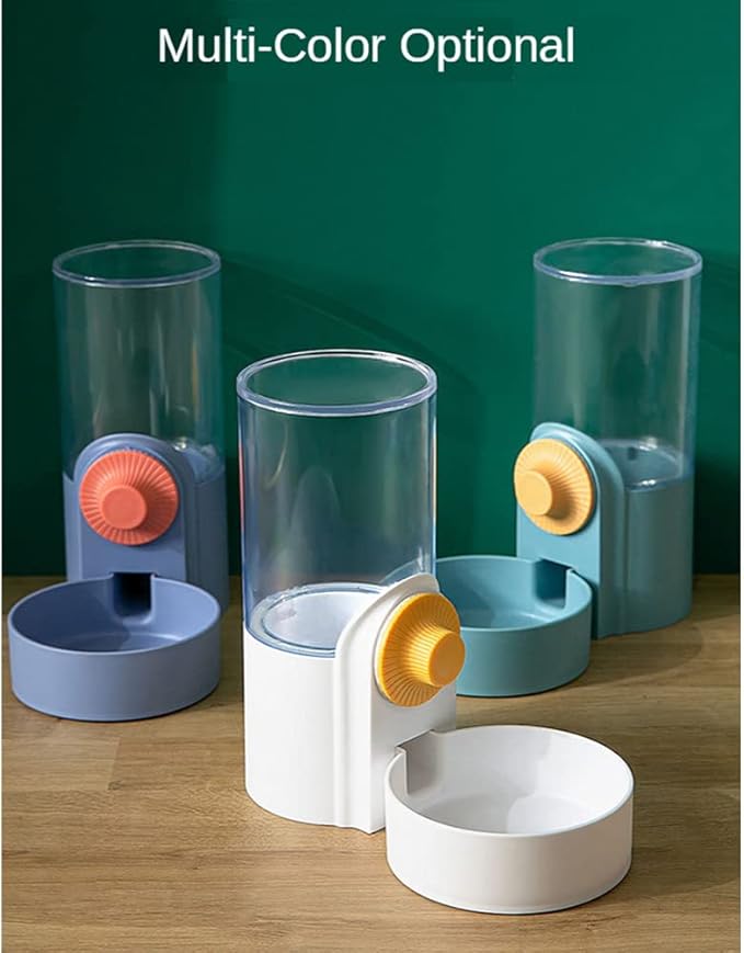 YLYGJGL Pet Feeder, 2 PCS Automatic Pet Feeder and Water Set, 40oz Hanging Gravity Feeding Bowls for Cats Dogs Puppy, Rabbit Hamsters Chinchilla Hedgehog Ferret