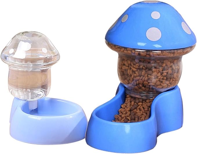 Dog Food Bowl Auto Feeding Container for Cats Dogs Water Drinking for Pet Dry Treats Water Dispenser Supplies for Small Supplies for Toy