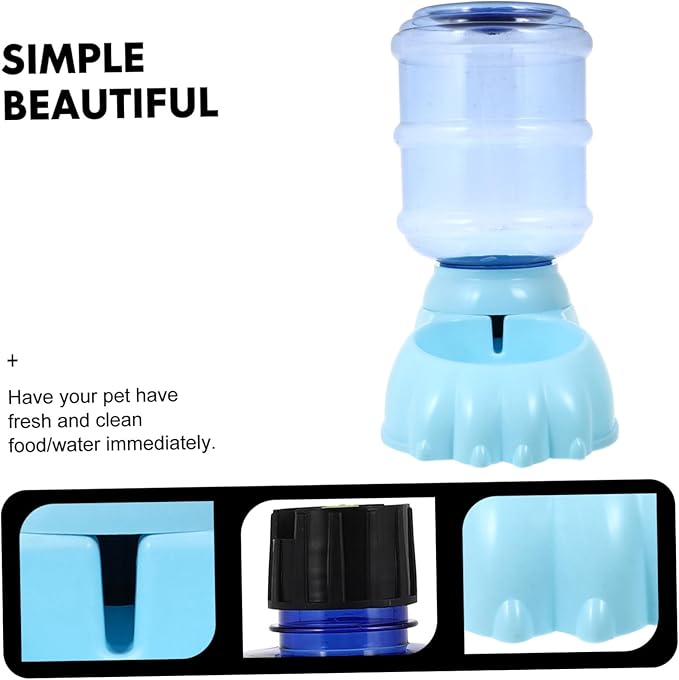 Automatic Pet Water Feeder for Dogs and Cats Dispenser Easy Non- Design Random for Pets