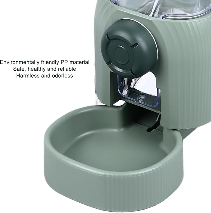 Automatic Pet Water Dispenser, Large Capacity Detachable Pet Cage Food Dispenser, Pet Hanging Automatic Feeder Easy Cleaning for Cat Dog Hamster Chinchilla
