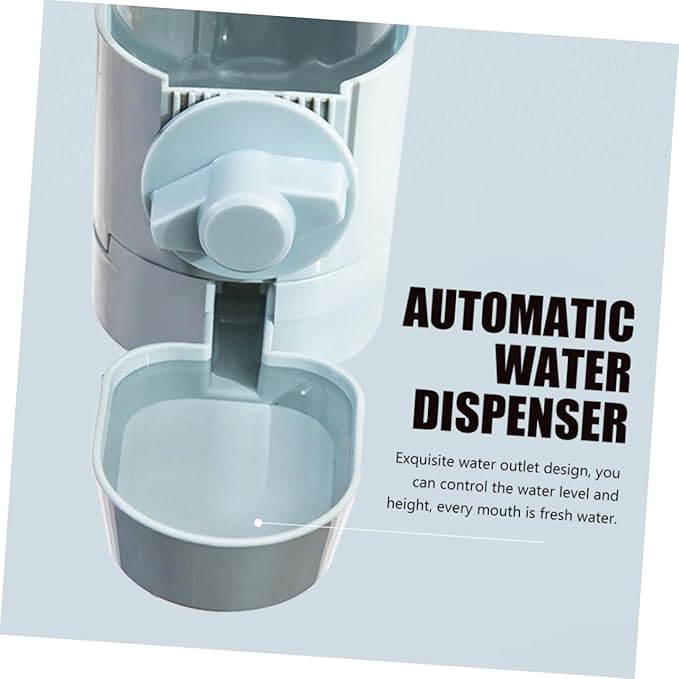 Hanging Pet Water Feeder Automatic Water Dispenser for Dogs and Cats Capacity Bottle Easy to Inspect for Cage Use Material