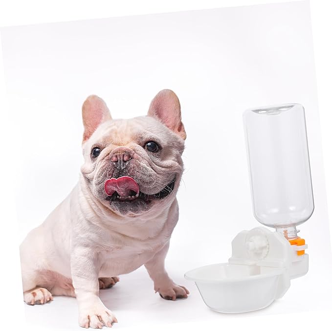 Automatic Pet Water Feeder for Cats Dogs and Pigeons Hanging Cage Drinking Tool White Ideal Portable Pet Drinking Water Dispenser for Indoor and Outdoor Use