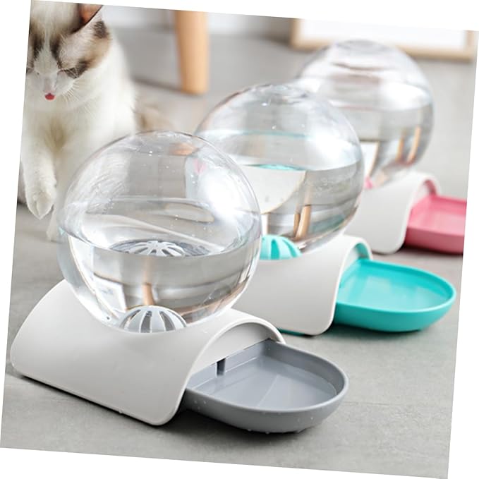 Happyyami Unique Pet Water Fountain Automatic Water Bowl for Dog Cat Decorative Pet Drinking Supplies Eco-Friendly Material