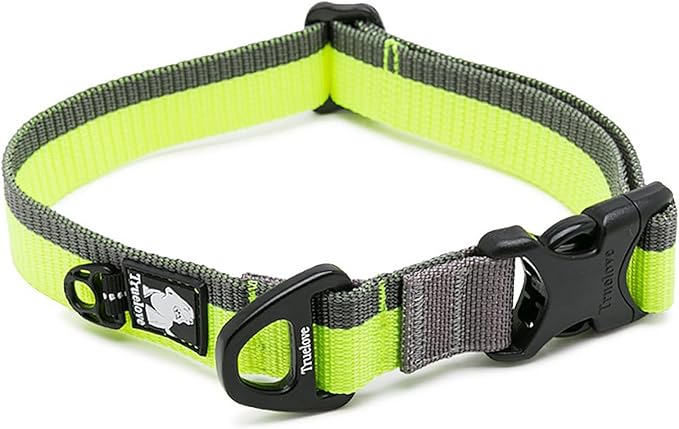 Truelove Dog Collars Set Reflective Collar for Small Medium Large Dogs Puppy Adjustable Padded Soft Nylon Comfy Neck TLC5271