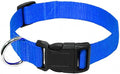 Lakke Nylon Webbing Dog Collar Heavy Duty Clip Buckle Pet Collar for Small Medium Dogs Chihuahua Dog Red Black Blue Purple 20