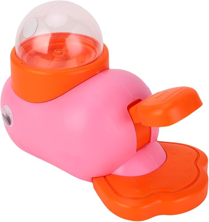 ZJchao Interactive Dog Cat Feeder Toys Automatic Dog Feeding Dispenser Puzzle Toy Enhances IQ Training and Entertainment for Pets (Pink)