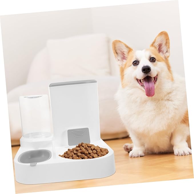 Plastic Pet Feeder Dispenser Automatic Water Feeder for Dogs and Cats Large Capacity Easy to Pet Water Bowl