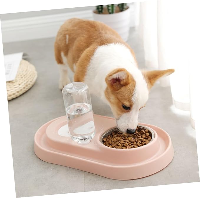 Automatic PET Water Feeder for Dogs and Cats Sturdy Plastic Water Dispenser Dual Use Design for Small Pets Easy to Clean and Refill