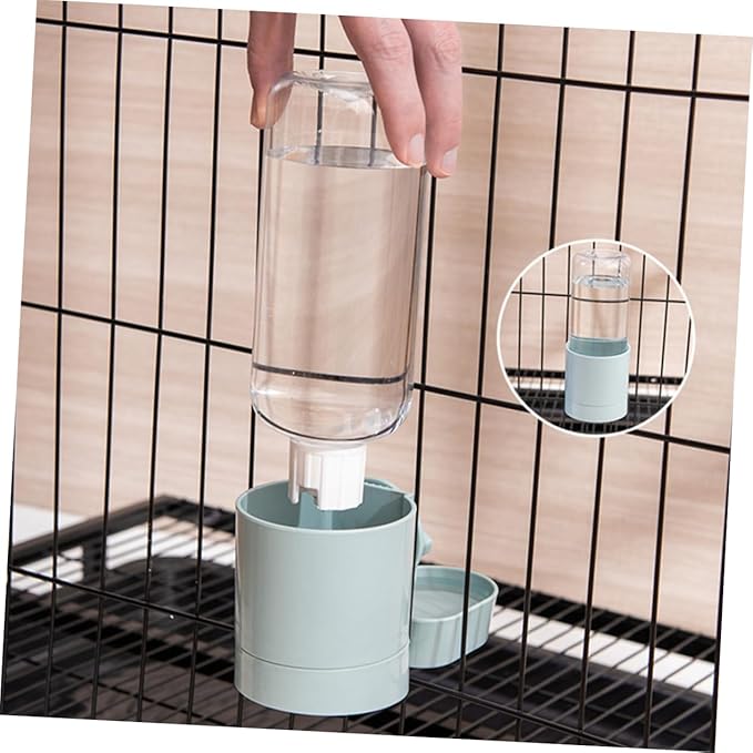 VICASKY Hanging Pet Waterer Automatic Dog Water Bowl for Cage Durable Dispenser Easy to Height for Cats and Dogs Capacity for Extended Use