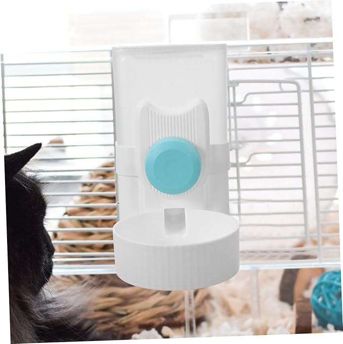 Happyyami Automatic Pet Water Dispenser for Cats and Dogs Easy Installation Feeder Container Leak Design Suitable for Cages Wire Spacing Convenient Pet Supply