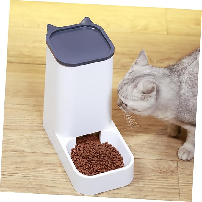 Toyvian 1pc Automatic Pet Feeder for Dogs and Cats Capacity Removable Parts Convenient Design for Easy Feeding for Pets