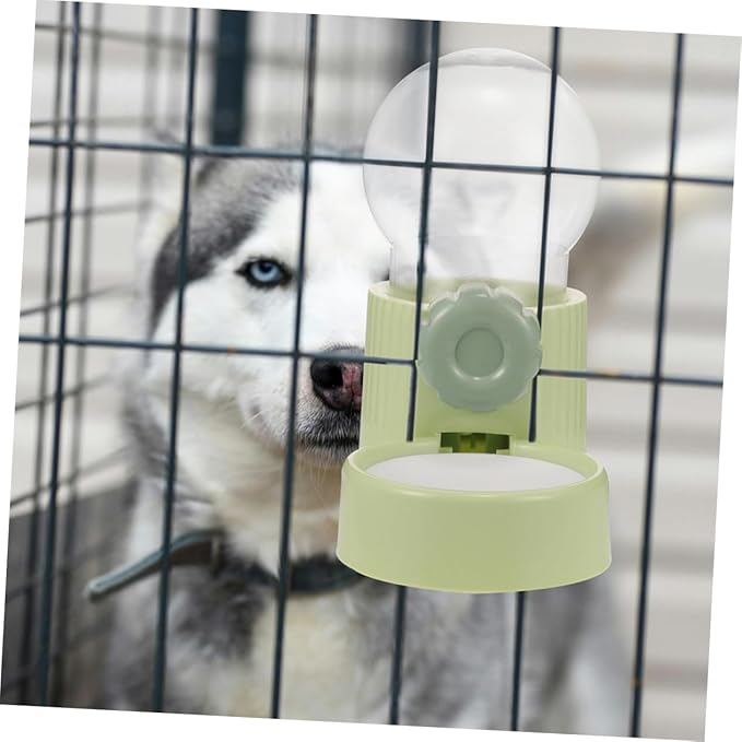 balacoo 2pcs Hanging Pet Water Dispenser Cage-Mounted Feeder for Dogs and Cats Easy to Install Leak Convenient Home Accessory for Hydration and Feeding