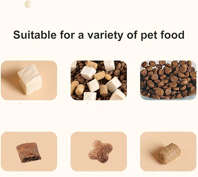 2.2 Liters Automatic Pet Feeder, 2 in 1 Food Feeder and Drinker Set, Gravity Feeding Supplies for Small Dog Pets Puppy Kitten Rabbit Bunny, No Stuck Grain, Lasts for About 7 Days
