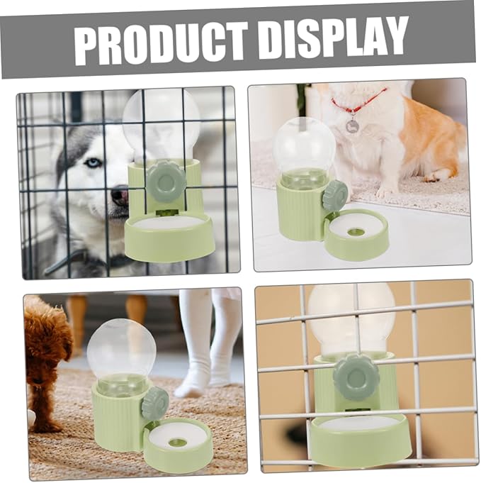 VANZACK 2pcs Hanging Automatic Water Dispenser for Pets Dog and Cat Water Feeder Spills Comfortable Drinking Angle for Like Kittens Puppies and