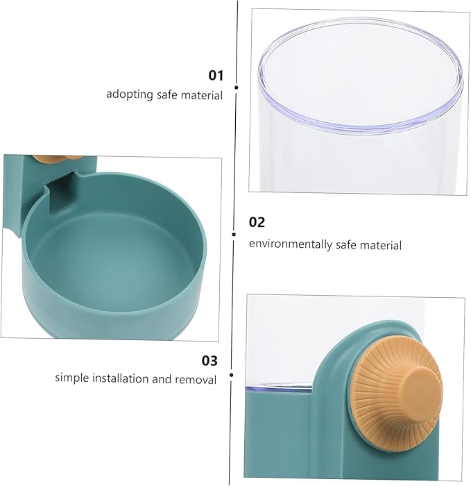 POPETPOP 1Pc Automatic Water Dispenser for Dog Cat Hanging Pet Water Feeder Easy to Install Capacity for Pets Prevents Spills Cages