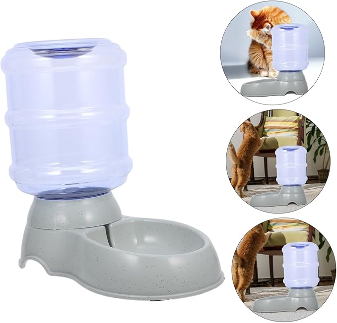 POPETPOP Automatic Cat Dog Water Dispenser Self-Filling Pet Watering Bowl Easy to Refill