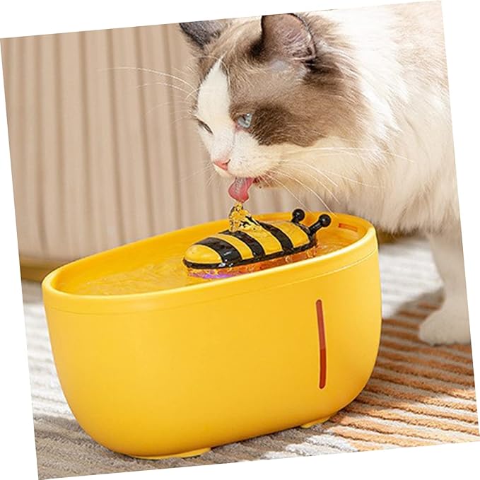 YARNOW Automatic Cat Water Dispenser High-Density Filter for Dogs and Cats Energy-Saving Circulating Feeder Compact Design for Pets Easy to Store and Use