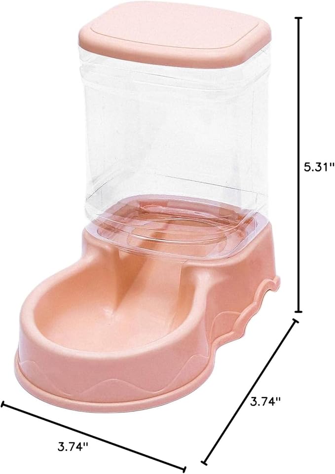 Automatic Pet Feeder Water Dispenser Combo Food Bowl for Small Medium Large Dogs Cats 3.5L Capacity