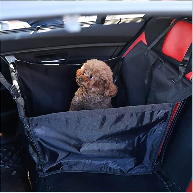XIXIXIAN Pet Car Booster Seat for Dog Cat Portable and Breathable Bag with Seat Belt Dog Carrier Safety Stable for Travel
