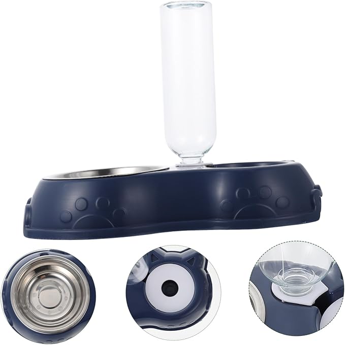 KESYOO 1set Automatic Pet Feeder and Water Dispenser Dual Use Food and Water Bowl for Cats and Dogs Easy to Non- Design for Home and Pet Shops