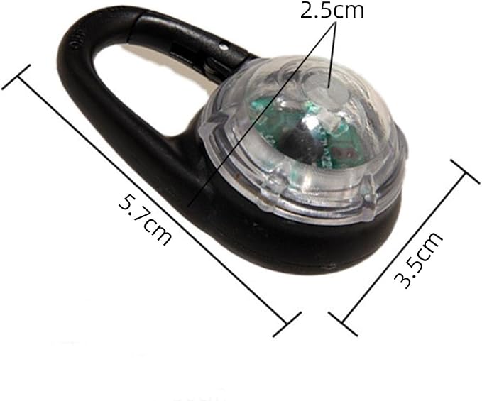 Dog Collar Light, LED Dog Collar USB Rechargeable Light Collar for Small Medium Dogs, Dog Lights for Night Walk, Adjustable 2 Light Modes for Night Walk, Glow in The Dark