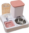 2IN1 Automatic Feeder for Small Dog Cats Food Feeder Double Bowl Food Container and Water Dispenser Pet Dishware