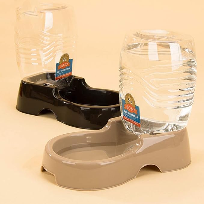 Water Food Dispenser Automatic for Dogs Cats Refill Self Feeding for Small Large Pets 1pcs Random Color