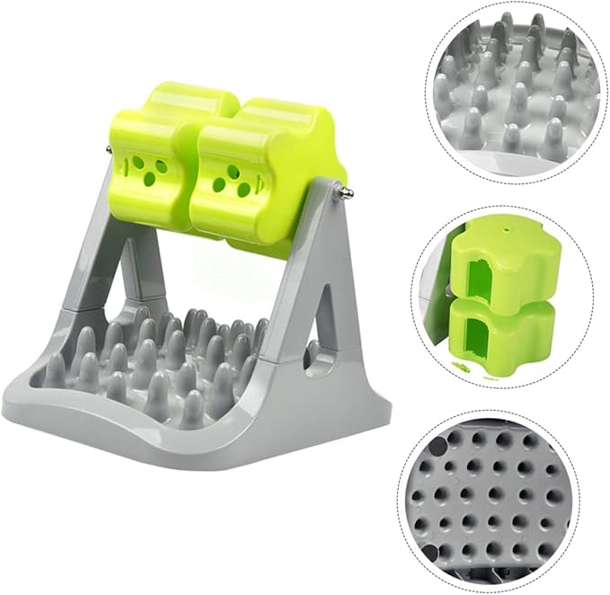 1piece Pet Feeding Bowl Automatic Dog Food Feeder Rotating Food Dispenser Bowl