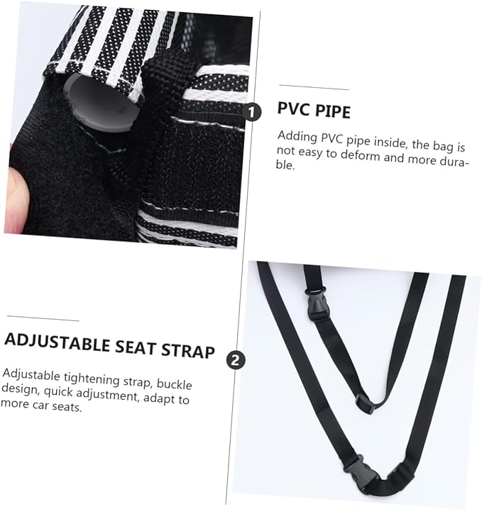 Pet Travel Carrier Safety Belt for Dogs Breathable Mesh Design Lightweight and Pet Seat for Cars for Road Trips and Travel Adventures