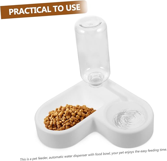 balacoo Automatic Pet Feeder with Water Bowl for Cats and Dogs Unique Detachable Design Easy to Clean and Use Stylish Pet Supply for Feeding and Hydration