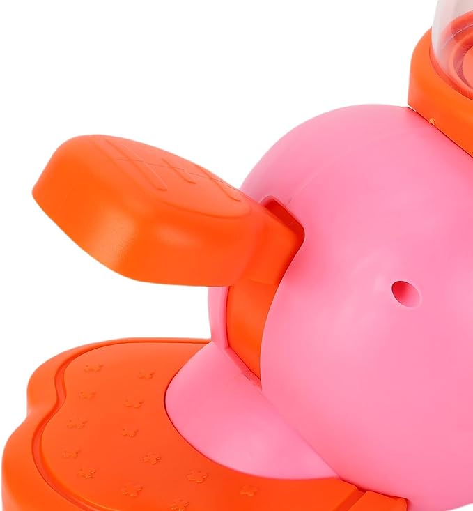 ZJchao Interactive Dog Cat Feeder Toys Automatic Dog Feeding Dispenser Puzzle Toy Enhances IQ Training and Entertainment for Pets (Pink)