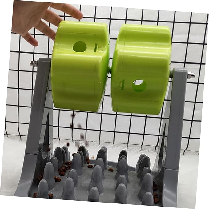 Toyvian Automatic Dog Feeding Toy Choking PET Feeder Rotating Design 1-Piece Dog Food Dispenser for Training and Interactive Play