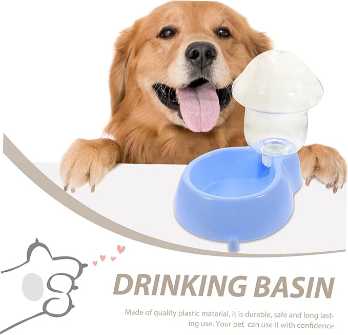 Sosoport Dog Bowl Slow Feeder Pet Water Dispenser Automatic Drinking Tool Pet Bowl