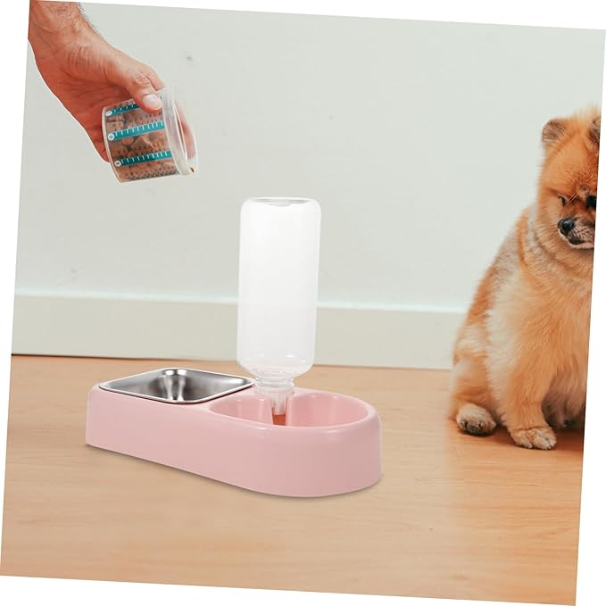 BESPORTBLE Pet Supplies Automatic Pet Water Dispenser for Cats Dogs Sturdy Double Bowl Design