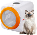Pet Dryer Box with LED 30 Million Negative Ions&Multi-Function, 360° Efficient Automatic and Quite Box for Cats, Dogs, Smart Touch Screen Temperature Control, Safe Design for Pet Hair Dryer