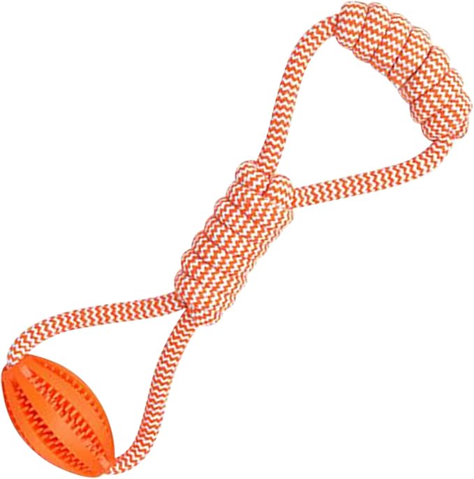 Dog Rope Ball Toy - Large Breed Dog Toy | Pet Interactive Rope Ball | Ropes Balls Dogs Large Breed | Interactive Food Dispenser String | Cotton Knot, Pet Chew Supplies for Easy Throwing