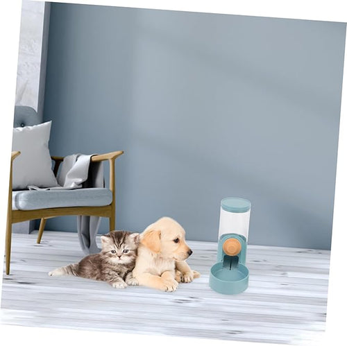 2pcs Hanging Automatic Pet Feeder and Water Dispenser for Cats and Dogs Prevents Spills Keeps Pets Hydrated and Fed Cages