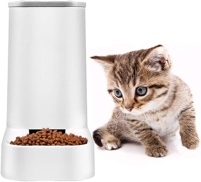 Automatic for Feeder Kibble Dispenser Large Capacity for Small Medium Large Dog Pets Puppy Kitten Easy to Use