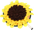 POPETPOP Sunflower Snuffle Mat for Dogs Wear-Resistant PET Feeding Mat Interactive Foraging Training Blanket Decorative Slow Feed Pad for Dogs and Cats Reduces Boredom Indoor Outdoor Use