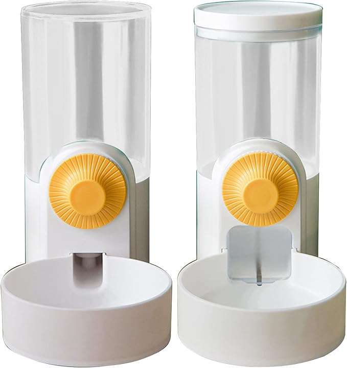 Hanging Automatic Waterer Food Feeder Water Dispenser Fed for Small and Large Cats Dogs