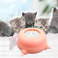 NANZU Silicone Puppy Pet Milk Feeder, Kitten Supplies, 4 Nipples Feeding Station for Puppies/Doggie/Cats/Dog Small Size Animals, 200ml