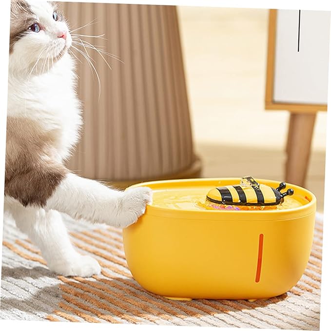 Milisten Automatic Pet Water Feeder Compact Drinking Bowl for Cats Dogs Easy to Store for Pets Convenient Cycle Water Dispenser for Home Outdoors