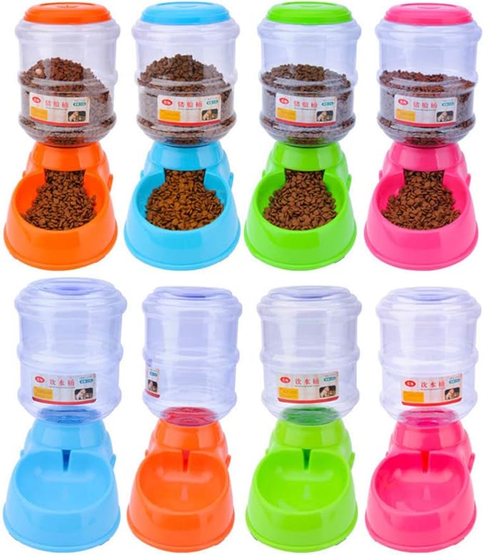 Cat Automatic Feeder 3.5l Water Dispenser Pet Food Bowl Pet Feeder Leakproof Easy to Assemble and