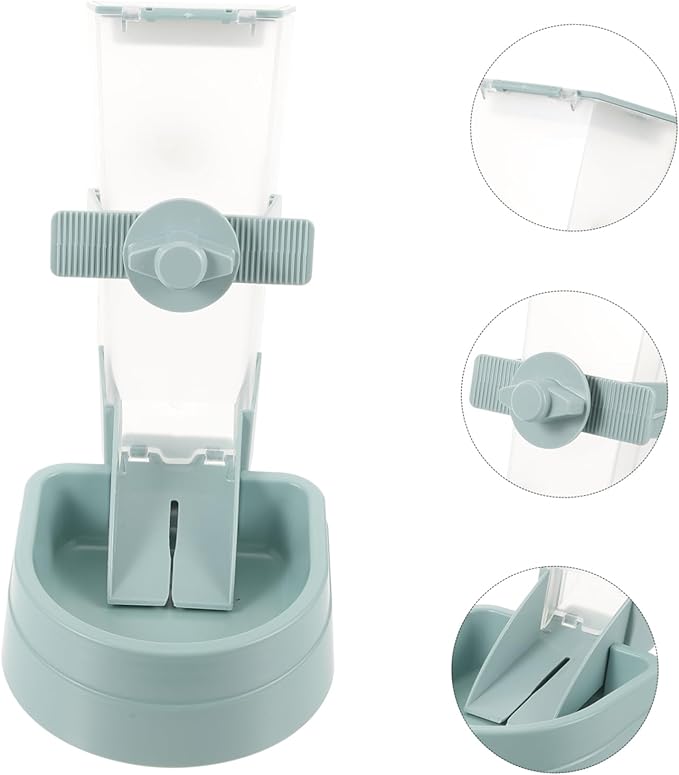 Automatic Dog Feeder Hanging Pet Cage Bowl for Easy Feeding Space Saving Design Removable Parts for Simple Cleaning Puppy Food Dispenser