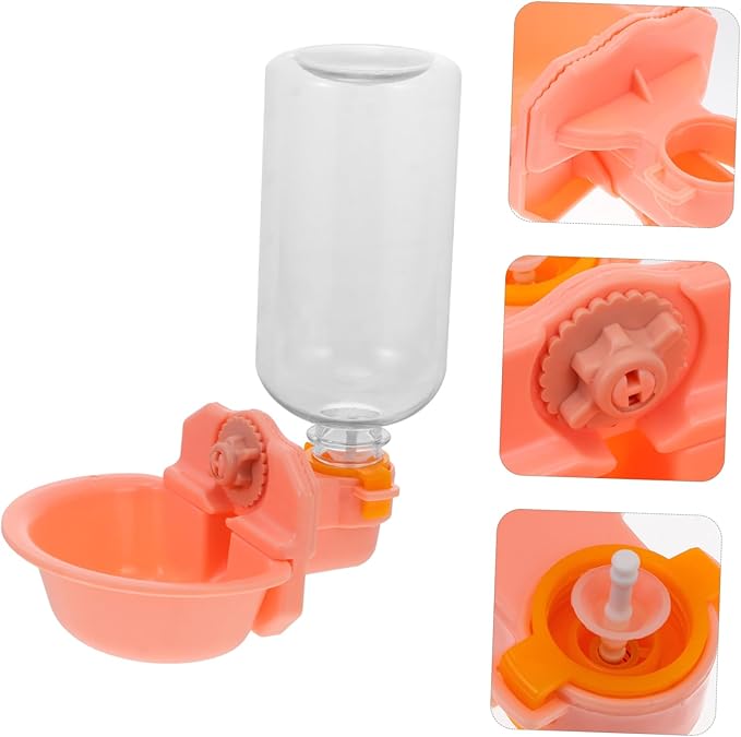 Happyyami 1pc Automatic Pet Water Dispenser Hanging Drinkers for Cats and Dogs Feeder for Home and Travel Use