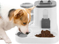 Automatic Dog Feeder - 2 in 1 Food Dispenser Waterer, Large Capacity Feeding Station, Durable Pet Supply | Home Indoor Solution for Kitten, Puppy, Small Medium Breed Cats and Dogs