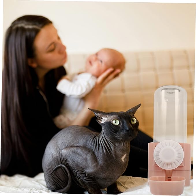 Mipcase Automatic Dog Water Dispenser Dog Bowl Pet Cage Water Dispenser Hanging Bottle for Pets
