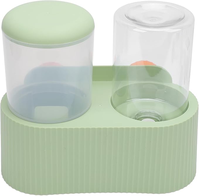 Automatic Pet Food Water Dispenser Set for Dogs Cats, Feeder and Waterer with Bowls, Hanging Food Water Dispenser Set, Efficient and Convenient, Suitable and